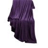 320GSM Ultra Soft Mink Blanket Warm Throw – 220 x 160 cm, Aubergine