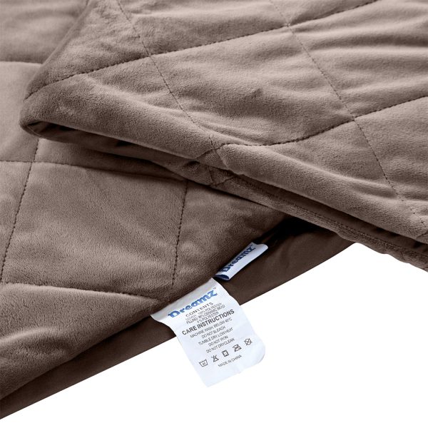 Anti Anxiety Weighted Blanket Gravity Blankets – Mink, 7 KG