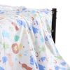 Kids Warm Weighted Blanket Lap Pad Cartoon Print Cover Study At Home – Pink