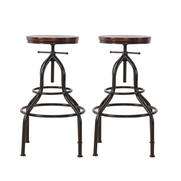 Bar Stools Stool Swivel Gas Lift Kitchen Wooden Dining Chair Chairs Barstools – 4