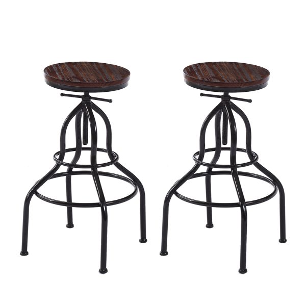 Bar Stools Stool Swivel Gas Lift Kitchen Wooden Dining Chair Chairs Barstools – 4