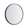 Wall Mirror Round Shaped Bathroom Makeup Mirrors Smooth Edge – 80 cm