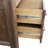 Hawthorne Bedside Table 2 drawers Night Stand Solid Wood Acacia – Chocolate