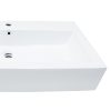 Ceramic Basin Bathroom Wash Counter Top Hand Wash Bowl Sink Vanity Above Basins – 81 x 44 x 15 cm