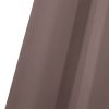 2x Blockout Curtains Panels 3 Layers Eyelet Room Darkening – 240 x 230 cm, Taupe