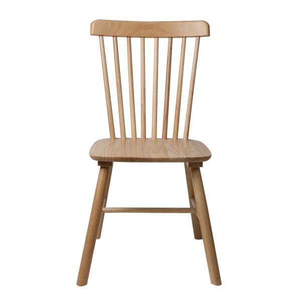 Set of 2 Dining Chairs Side Chair Replica Kitchen Wood Furniture – Oak