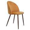 2x Dining Chairs Seat French Provincial Kitchen Lounge Chair – Mustard