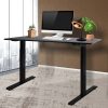 Standing Desk Motorised Height Computer Table Electric Adjustable Stand – Black