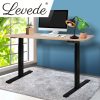 Standing Desk Motorised Height Computer Table Electric Adjustable Stand – Oak