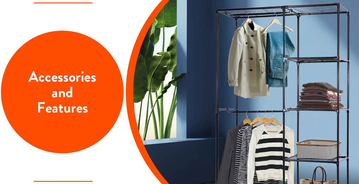 Features of clothes hanger rack