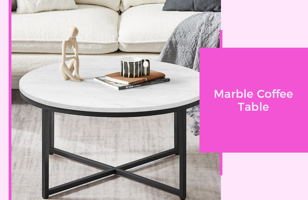 Modern marble coffee tables