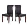 2 X Swiss Dining Chair – Brown
