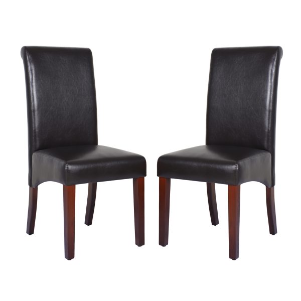2 X Swiss Dining Chair – Brown