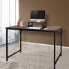 Computer Desk Monitor Stand Home Office Study Table Laptop Desks Riser
