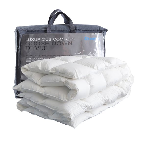 All Season Goose Down Feather Filling Duvet – SINGLE, 700 GSM
