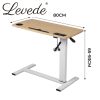 Standing Desk Height Adjustable Sit Stand Office Computer Table Foldable – Oak
