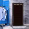 10 Tier Shoe Rack Portable Storage Cabinet Organiser Wardrobe Cover – Brown