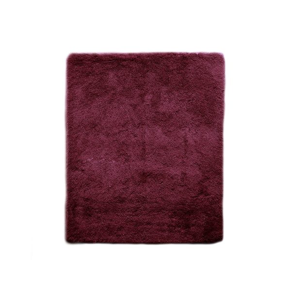 Floor Mat Rugs Shaggy Rug Area Carpet Large Soft Mats – 200 x 230 cm, Burgundy