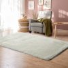 Floor Mat Rugs Shaggy Rug Area Carpet Large Soft Mats – 120 x 160 cm, Cream
