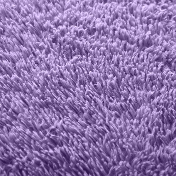 Floor Mat Rugs Shaggy Rug Area Carpet Large Soft Mats – 200 x 230 cm, Purple
