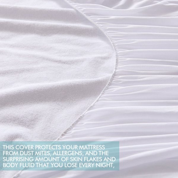 Terry Cotton Fully Fitted Waterproof Mattress Protector – QUEEN
