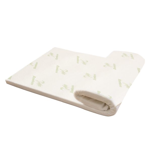 8cm Bedding Cool Gel Memory Foam Bed Mattress Topper Bamboo Cover – QUEEN