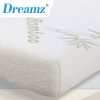 8cm Bedding Cool Gel Memory Foam Bed Mattress Topper Bamboo Cover – KING