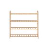 Bamboo Shoe Rack Storage Wooden Organizer Shelf Stand – 80 cm, 4 Tiers