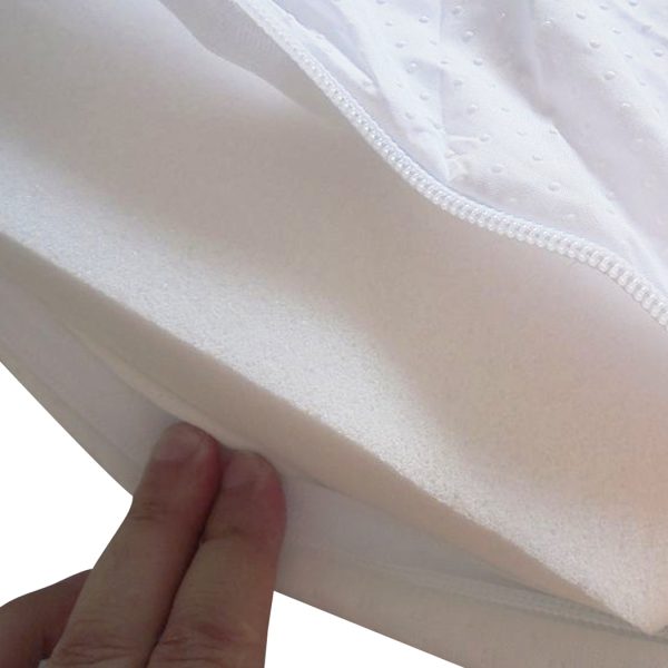 7cm Memory Foam Bed Mattress Topper Polyester Underlay Cover – SINGLE