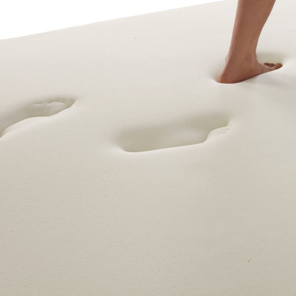 7cm Memory Foam Bed Mattress Topper Polyester Underlay Cover – KING