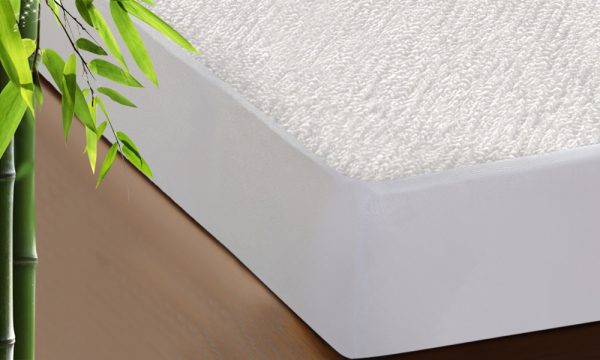 Fitted Waterproof Mattress Protector with Bamboo Fibre Cover – DOUBLE
