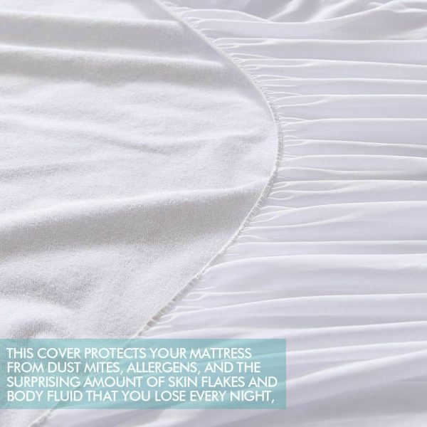 Fitted Waterproof Bed Mattress Protectors Covers – DOUBLE