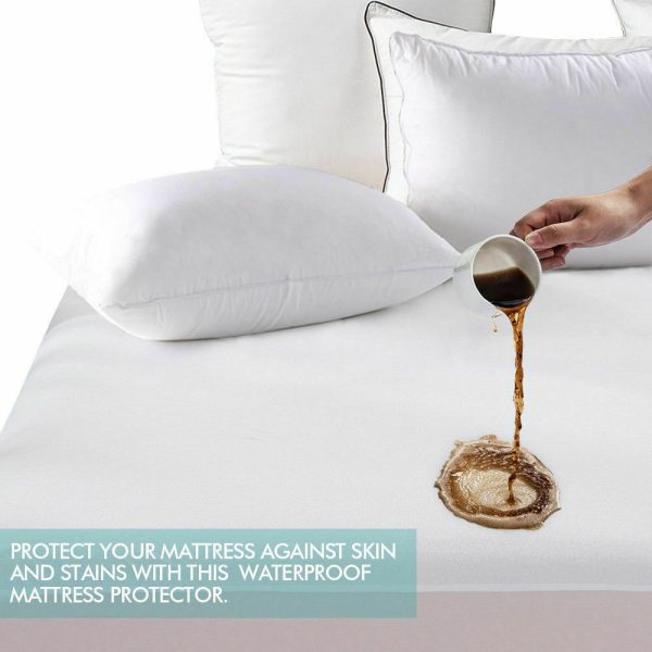 Fitted Waterproof Bed Mattress Protectors Covers – KING