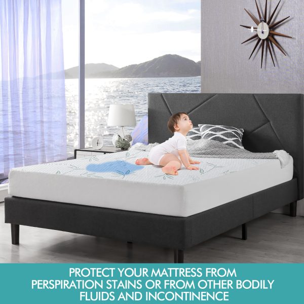 Fitted Waterproof Bed Mattress Protectors Covers – QUEEN