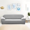 Easy Fit Stretch Couch Sofa Slipcovers Protectors Covers – Grey, 3 Seater