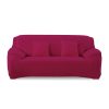 Easy Fit Stretch Couch Sofa Slipcovers Protectors Covers – Burgundy, 2 Seater