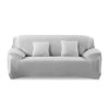 Easy Fit Stretch Couch Sofa Slipcovers Protectors Covers – Grey, 2 Seater