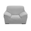 Easy Fit Stretch Couch Sofa Slipcovers Protectors Covers – Grey, 1 Seater