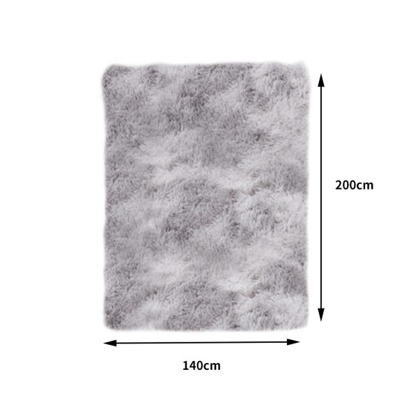 Floor Rug Shaggy Rugs Soft Large Carpet Area Tie-dyed Mystic – 140 x 200 cm