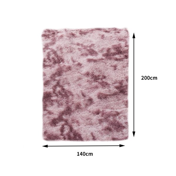 Floor Rug Shaggy Rugs Soft Large Carpet Area Tie-dyed Noon TO Dust – 140 x 200 cm
