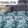 Floor Rug Shaggy Rugs Soft Large Carpet Area Tie-dyed – 160 x 230 cm, Blue