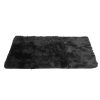 Floor Rug Shaggy Rugs Soft Large Carpet Area Tie-dyed – 200 x 230 cm, Black