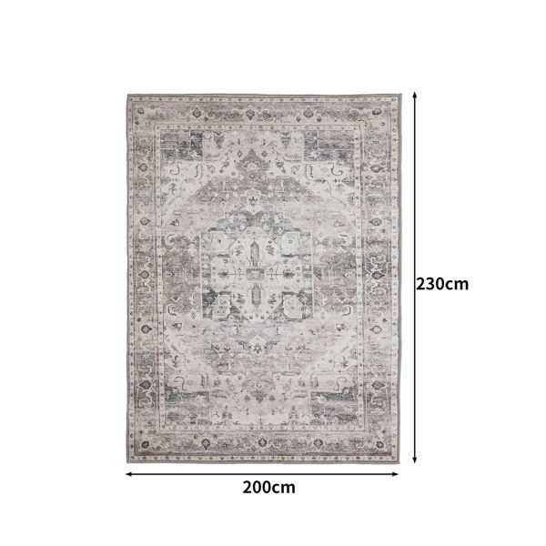 Floor Rug Non Slip Large Area Carpet Rugs Mat Bedroom Living Room Soft – 200 x 230 cm