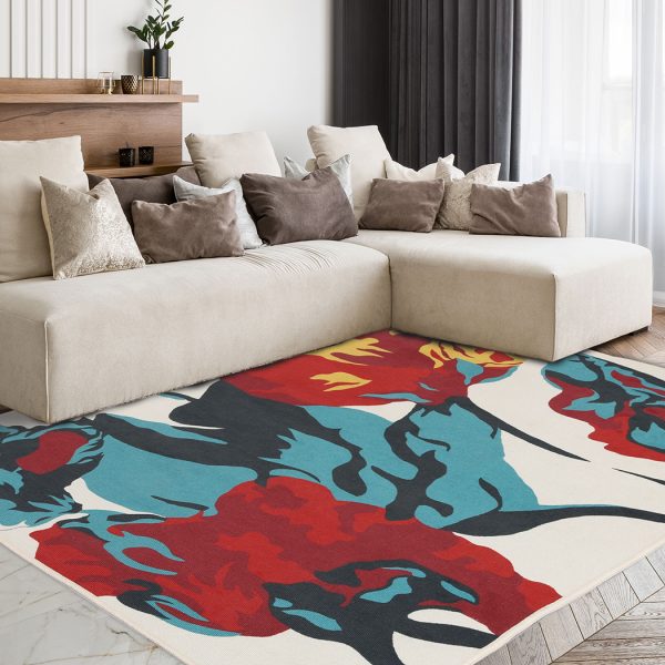Floor Rug Non Slip Large Area Carpet Rugs Mat Bedroom Living Room Soft – 160 x 230 cm