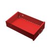 4 Tiers Steel Orgainer Metal File Cabinet With Drawers Office Furniture – Red
