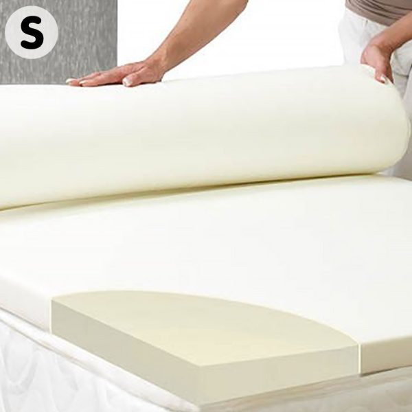 Laura Hill High Density Mattress foam Topper – KING SINGLE, 7 cm