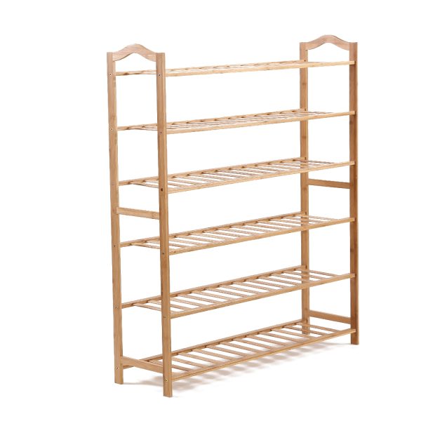 Bamboo Shoe Rack Storage Wooden Organizer Shelf Stand – 70 cm, 3 Tiers