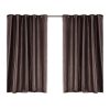 2X Blockout Curtains Blackout Curtain Bedroom Window Eyelet – 180 x 213 cm, Grey
