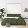 Royal Comfort – Balmain 1000TC Bamboo cotton Quilt Cover Sets – QUEEN, Charcoal
