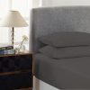 Royal Comfort 1500 TC Cotton Rich Fitted sheet 3 PC Set – KING, Dusk Grey